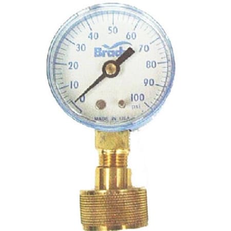 Water Source Water Source WSPHG100 100 PSI Water Pressure Test Gauge 405357
